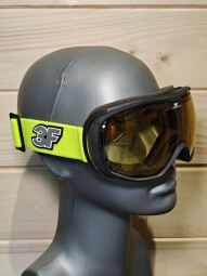 JUNIORSKÉ LYŽIARSKE OKULIARE 3F VISON PURE 2 BLACK-NEON YELLOW